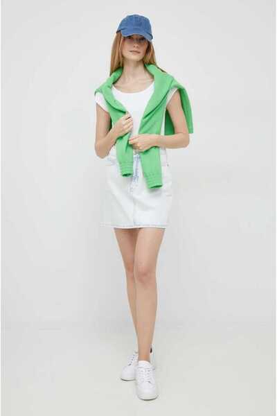 Tommy Hilfiger TH SPORT NAKIŞLI REGULAR MODERN  KISA SWEATSHİRT