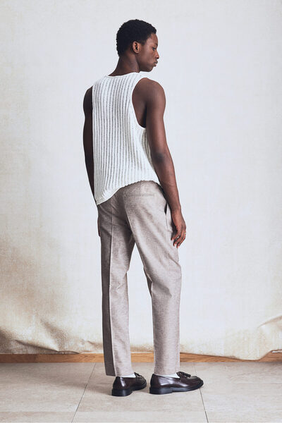 H&M Keten Karışımlı Şık Pantolon Regular Fit
