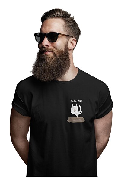 HOFFNUNG Cat Think Outside the Box "Catasana" T-Shirt