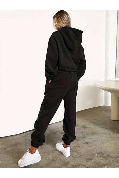 Frisson Chill Out Oversize Hooded Tracksuit Set - Lower and Upper Set