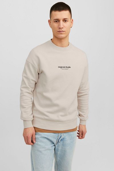 Jack & Jones Άνδρας Φούτερ με Στρογγυλή Λαιμόκοψη και Εκτύπωση στο Στήθος - Vesterbro