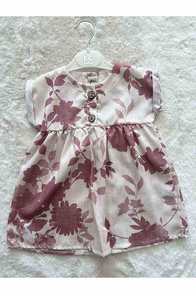 Flexi Floral Print Buttoned Dress