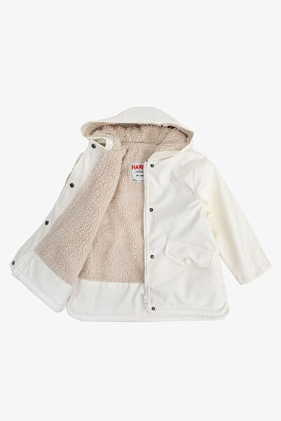 Haribo 4-10 Yaş Lisanslı Unısex Soğuk Ve Su Geçirmez Mont -Krem-