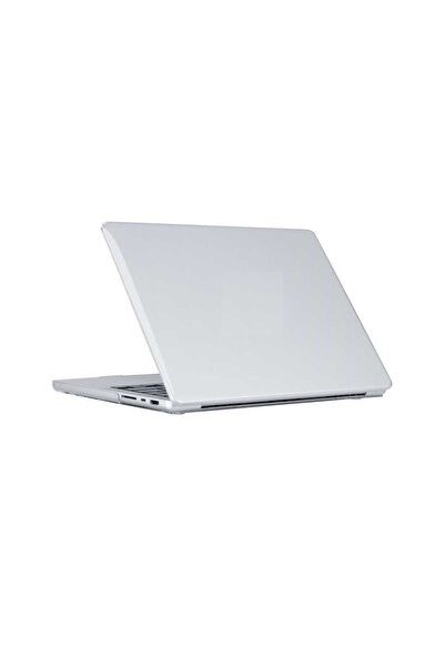 UnDePlus Apple Macbook Pro 14.2inç A2442 A2779 2021 2023 Uyumlu Kılıf Kristal Ön Arka Şeffaf Kapak