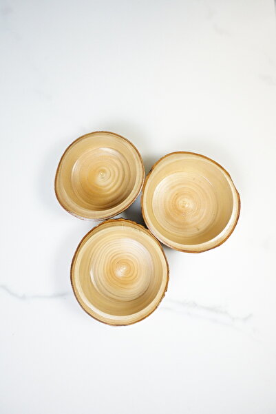 AhşapMutfak 3 Wooden, Presentation Snack Bowl