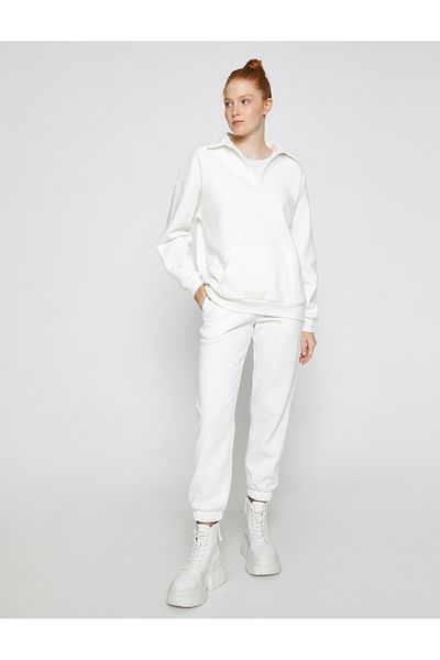 Koton Παντελόνι πίστας Basic Jogger με ράχη