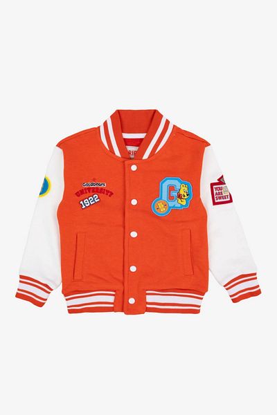 Haribo 4-10 Years Licensed Unisex Children's College Jacket -Orange-