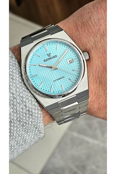 Raymond Rym-280268 Automatic Men's Wristwatch - 2 Year Warranty - Stainless Steel