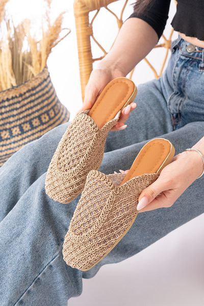 Slipcat Women's Lace Embroidered House Slippers Outdoor Slippers