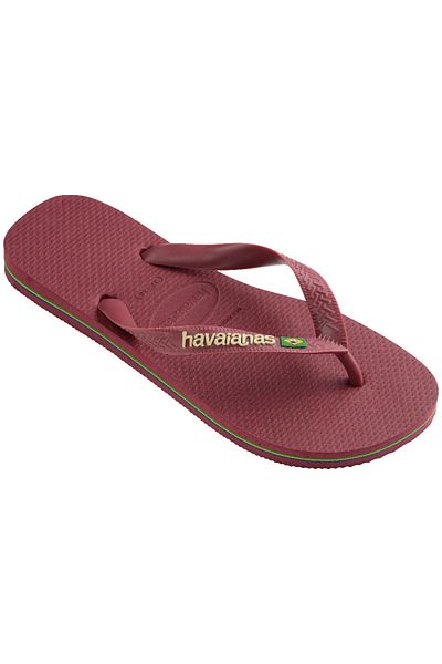 Havaianas Brasil Logo Amaranth Women's Flip Flops