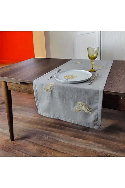 PİKKO HOME 48*145 CM ΚΕΝΤΗΜΕΝΟ ΓΚΡΙ ΛΙΝΟ(R)