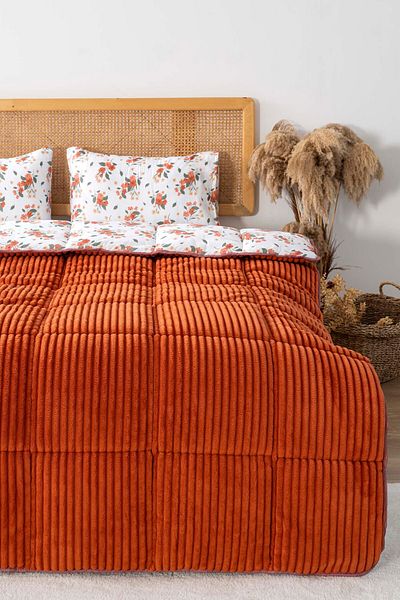 Rivaİstanbul Greenhouse Tile Double Tresa Sleep & Dowry Set