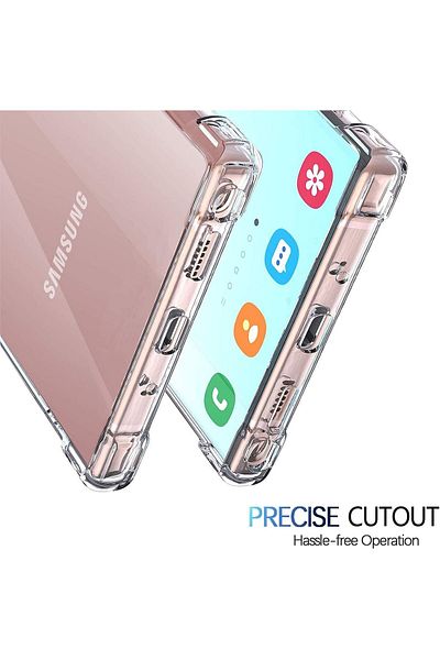 AWH Galaxy Note 20 Case – Crystal Clear, Shockproof TPU with Anti-Scratch Protection – Sleek