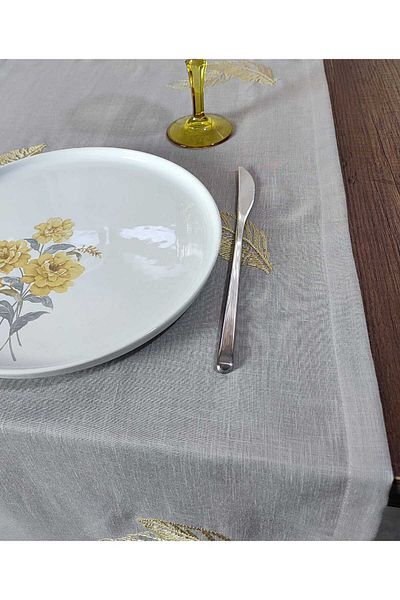 PİKKO HOME 48*145 CM ΚΕΝΤΗΜΕΝΟ ΓΚΡΙ ΛΙΝΟ(R)