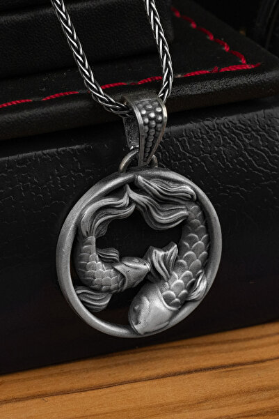 Pangea 925 Silver Terazi Burcu 925 Ayar Gümüş Kolye