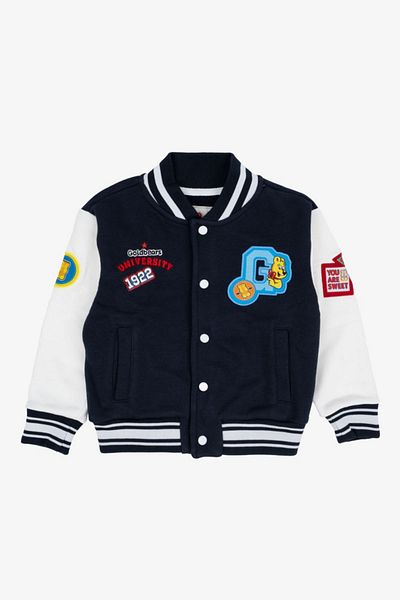 Haribo 4-10 Years Licensed Unisex Children's College Jacket -Navy Blue-