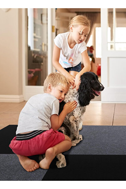 sharpdo 1-Pic of Carpet Tile, Peel And Stick, 40*200cm Non-Slip Self-Adhesive Square Carpet Floor Tile