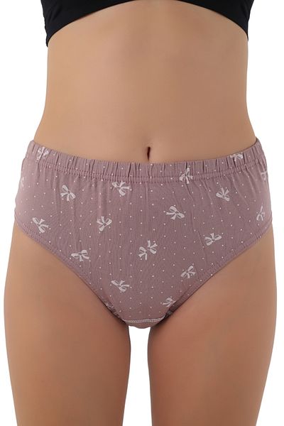CENNETOĞLU Chiloți cu talie înaltă din bumbac 100% cu model cu fundă – Eleganță și naturalitate!