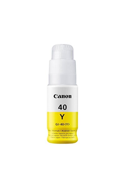 Canon Gı-40y 70ml Sarı Şişe Mürekkep (KARTUŞ) (GM2040/GM4040/G6040/G7040)