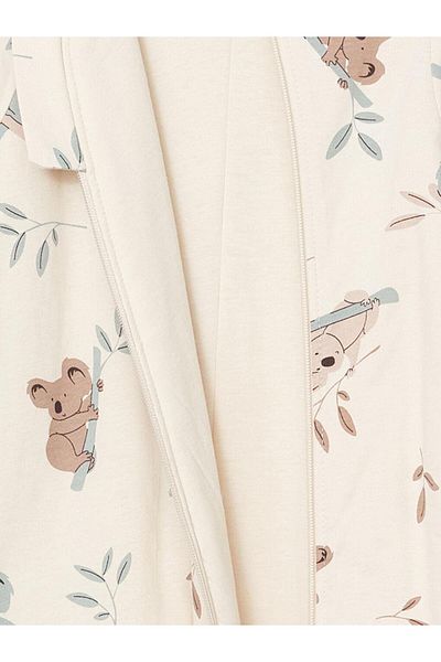 LC Waikiki Beige Baby Boy Romper - 1.6 Tog Printed, Cent Trade