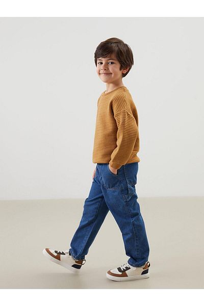 LC Waikiki Pantaloni Jean pentru băiat cu talie elastică