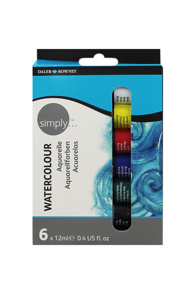 Daler Rowney Simply Sulu Boya Seti 6x12ml