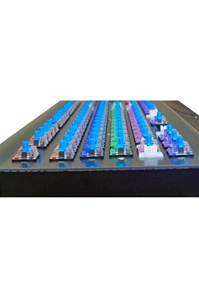 Genel Markalar IKG-444 OPHİRA Q RGB Mekanik oyuncu klavye, siyah