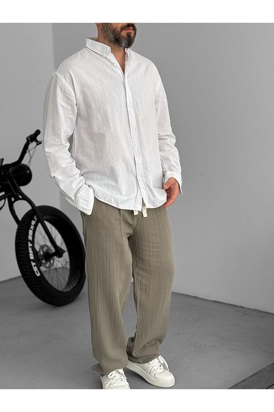 BYBASICMAN White Fresh Fabric Basic Shirt G-5138/12