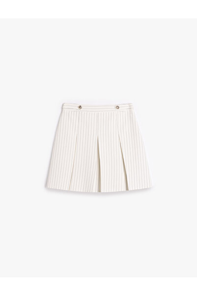 Koton Fusta mini plisată cu talie înaltă