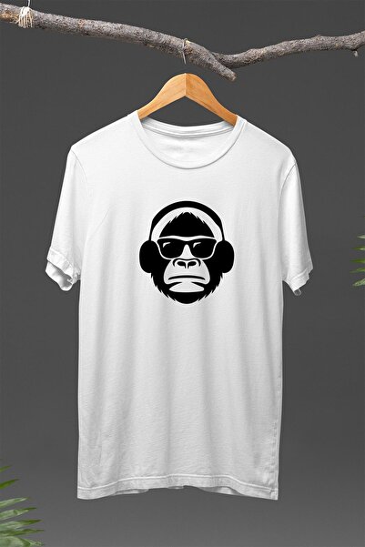 362BASKI Cool Gorilla Štampano majica