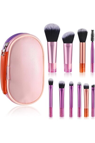 Lumely Travel Makeup Brush Set,Mini Makeup Brushes,With Storage Bag,Taken Ful...