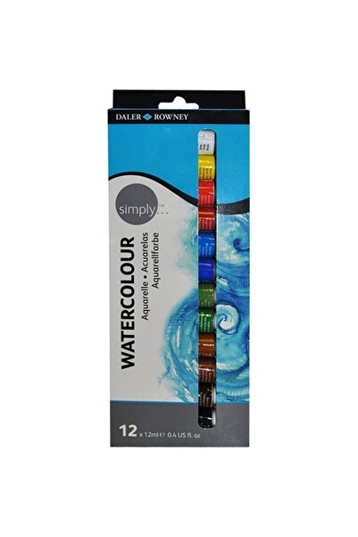 Daler Rowney Simply Sulu Boya Seti 12x12ml