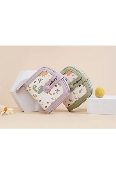 baellerry Cute Dinosaur Patterned Girl's Boy's Wallet