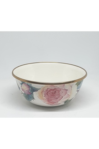 Avşar EMAYE EVİM 16 CM 750 ML ROSE EMAYE KASE