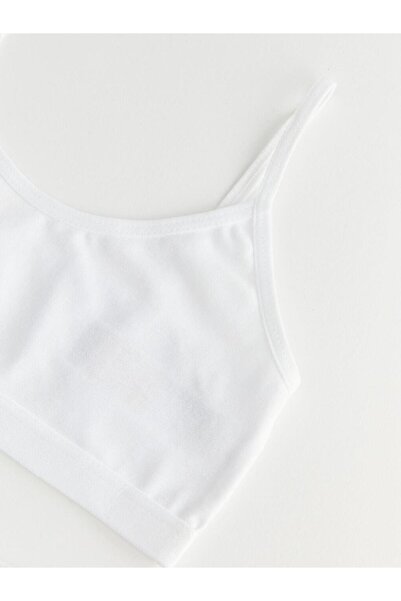 LC Waikiki Basic Cotton Girl's Bustier and Panties (W3)