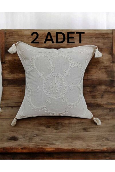 NAKIŞLI LASELİ PAPATYA KIRLENT 43x43 2 ADET