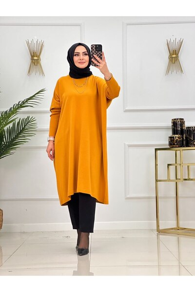 VALENS BOUTİQUE Basic Knitwear Hijab Tunic Loren