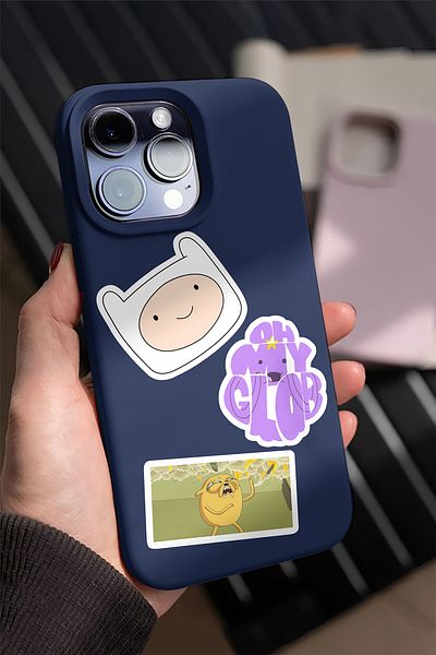 AR Sticker Autocolant pentru tabletă pentru laptop Adventure Time Pachet avantajos 1 - 6 set