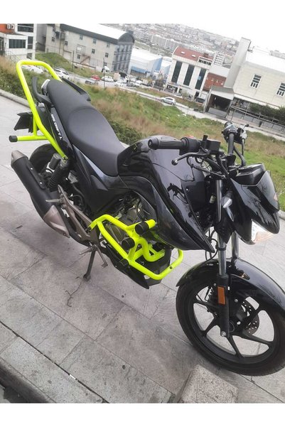 Hamza Motors Mondial Drift L Koruma demiri Ön&Arka Stund demiri Set (Fosforlu sarı)