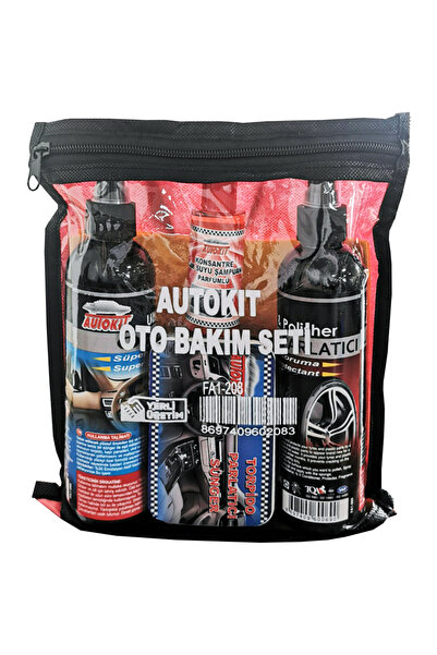 Autokit Oto Bakım Seti Çantalı 5 Parça