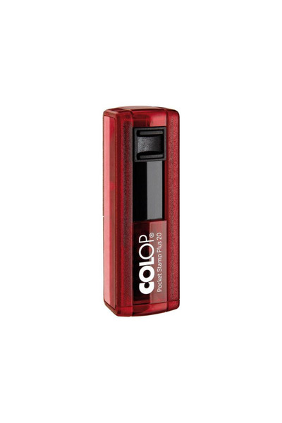 Colop CEP20 KAŞE KIRMIZI KASA SİYAH KEÇE - 14X38MM