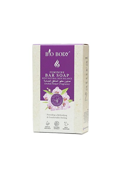 BIO body صابون مطهر للمناطق الحساسة  بزهرة الاوركيد 100 جرام