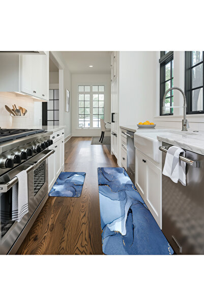 sharpdo 2 PCS Kitchen Floor Mats Rugs Set, Cushion Floor Carpet, Waterproof