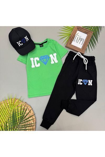 Yavrumsa Icon Boy Hat Tracksuit Set