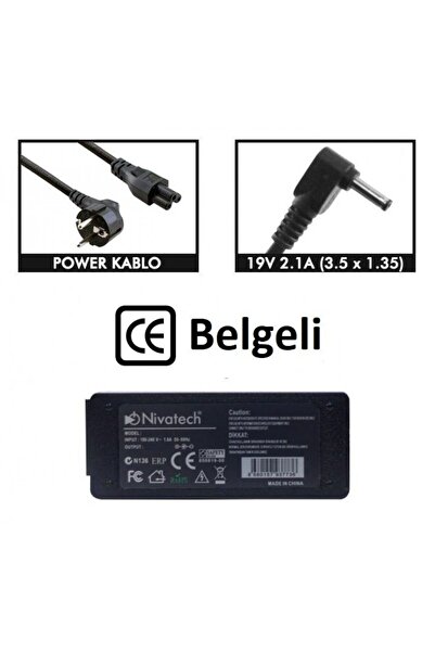 NIVATECH BC963 CASPER 19V 2,1A (3,5*1,355mm) Adapt