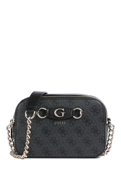 Guess Izzy Antrasit Kadın Çapraz Askılı Çanta HWSG8654140