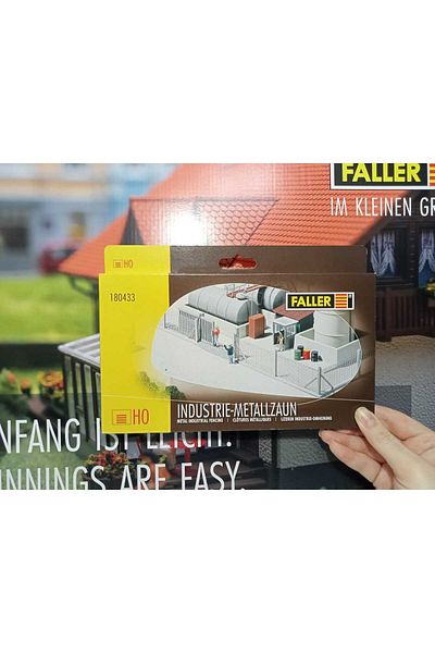 Faller 1:87 Ho Scale Plastic Model Wire Braided Fence Set (101 cm Length, 2 cm High)