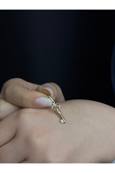 Üresinler Kuyumculuk 14 Ayar Altın Anahtar Kolye Ucu Charm