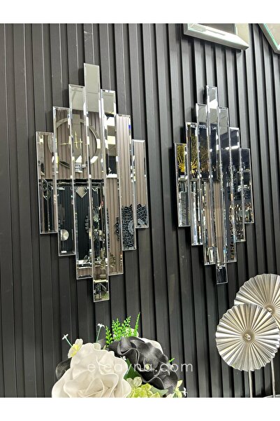 Genel Markalar RİTMİK MODEL FÜME AYNA 2'Lİ SET (35x75cm x 2 adet)