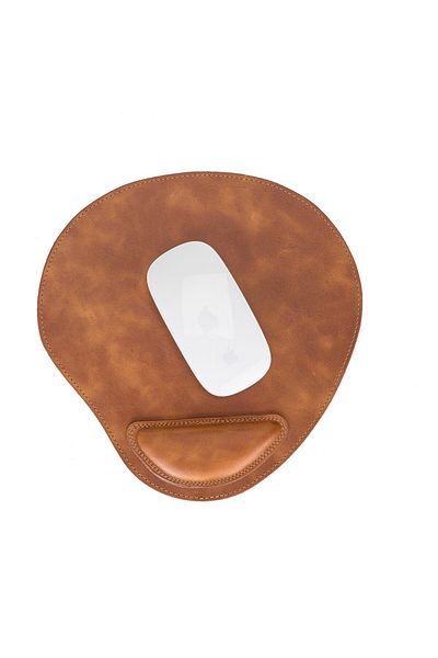 PLM Mouse Pad din piele cu brățară Tn11 Tan